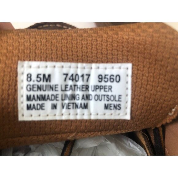 Timberland Mens 74017 Annapolis 2 Eye Premium Full Grain Leather Boat Shoes 8.5M - Picture 4 of 5